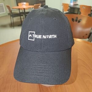UNRL True North Embroidered Logo Elastic Strapback Cap Hat OSFA